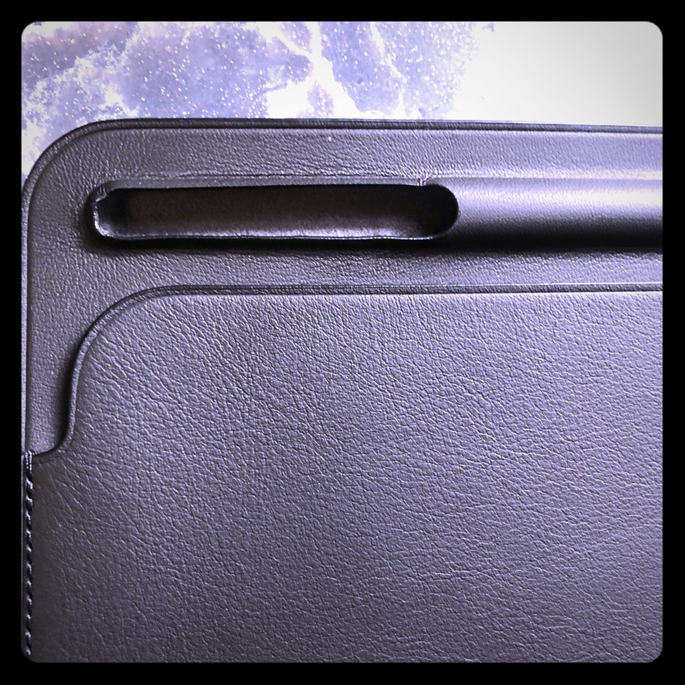 Apple iPad Leather Sleeve with Pencil holder